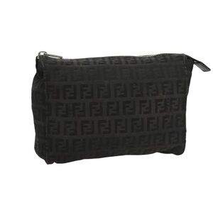 Fendi Zucchino Canvas Pouch